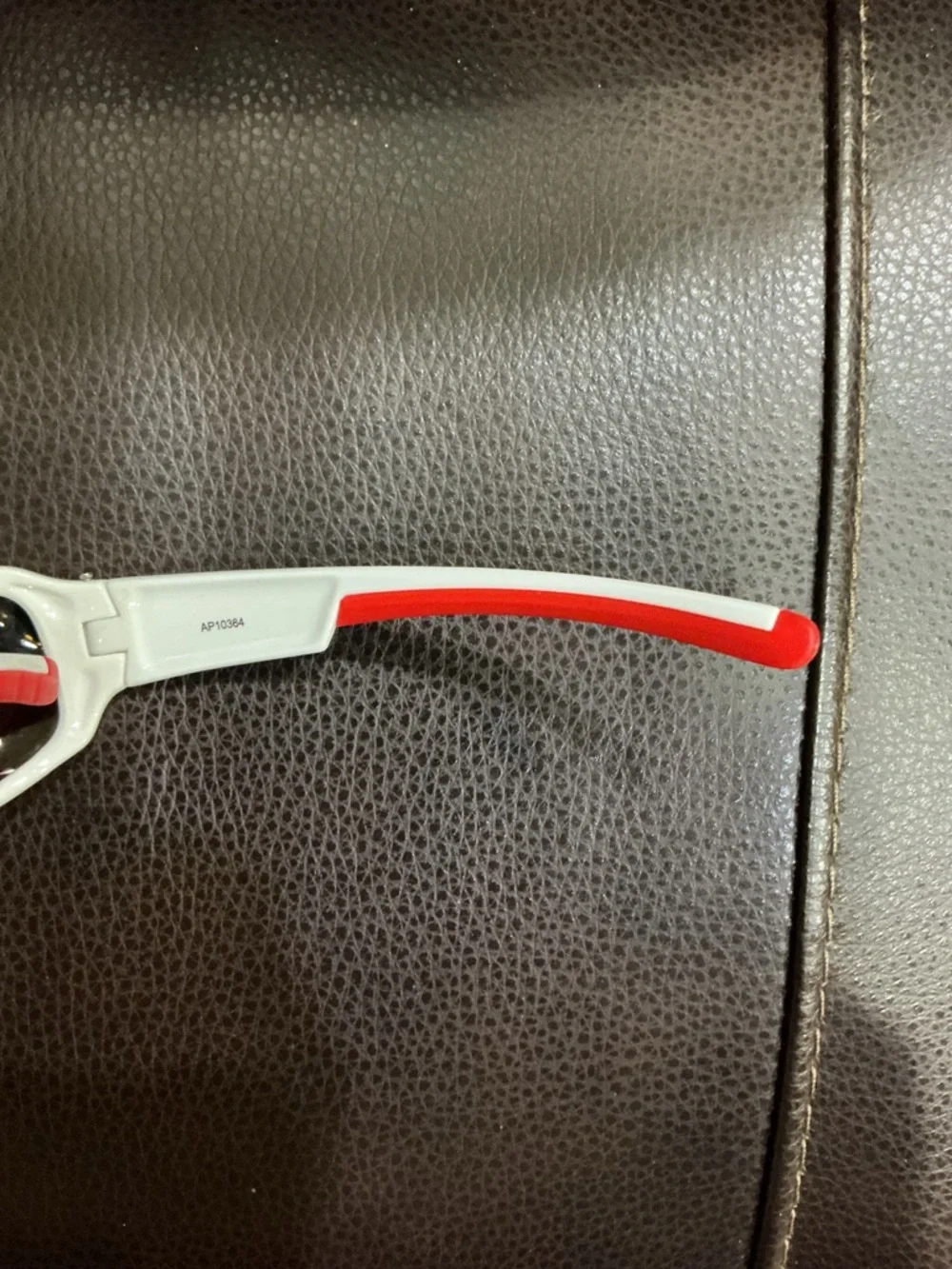 Chicago Blackhawks White/Orange Mirror Wrap Sunglasses